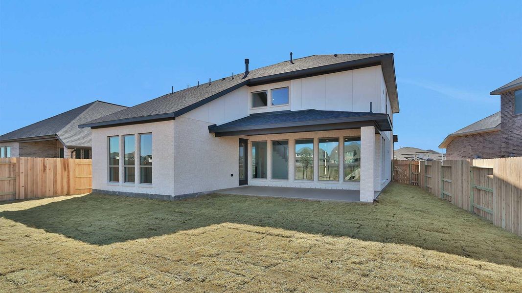 Exterior details and patio area of a home in StoneCreek Estates, Richmond (Image 4).