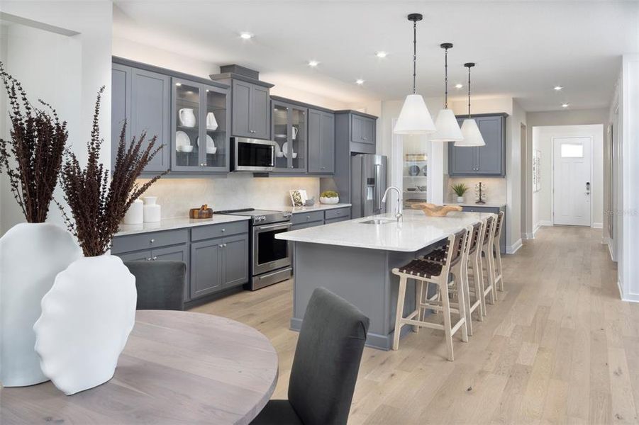 Furnished interior view inside a new home in Brightmore at Wellen Park, Venice (Image 4).