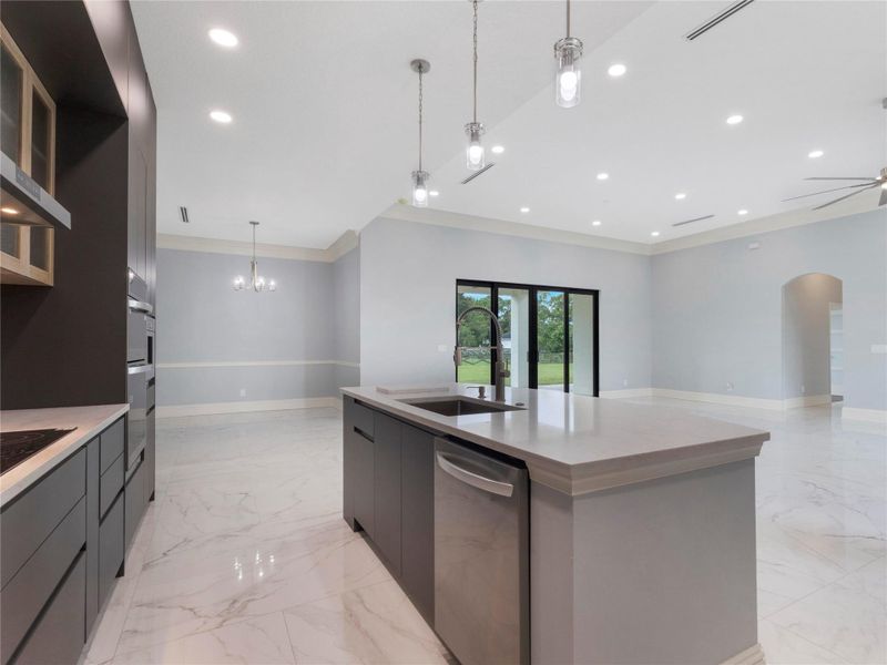 Furnished interior view inside a new home in , The Acreage (Image 12).