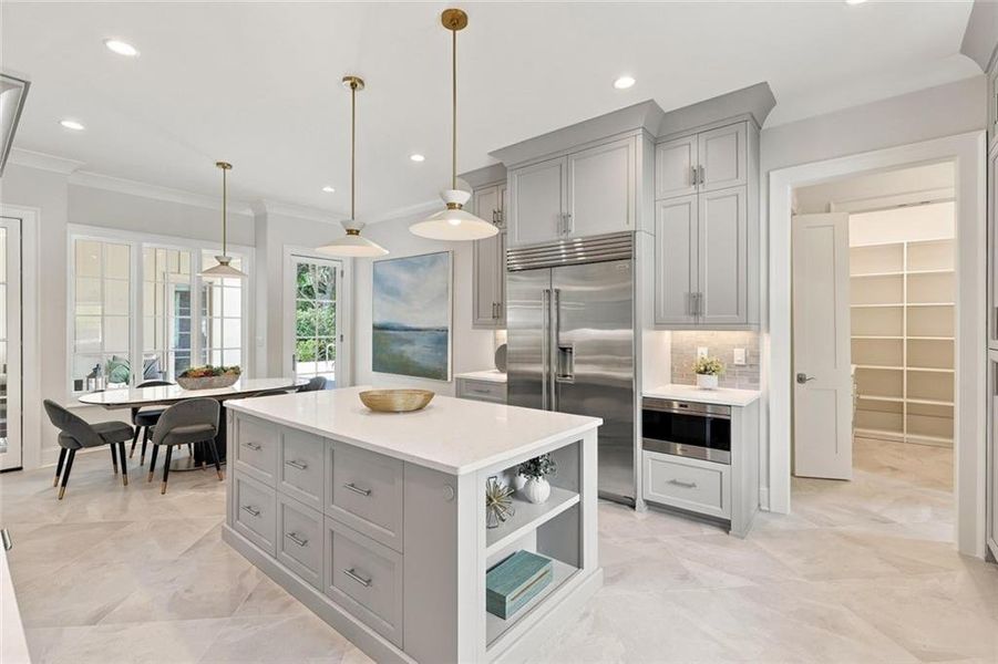 Furnished interior view inside a new home in , Sandy Springs (Image 36).