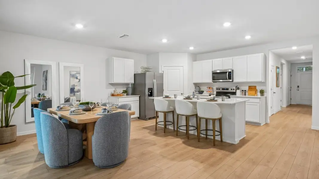Furnished interior view inside a new home in Sandal Key, Weeki Wachee (Image 10).