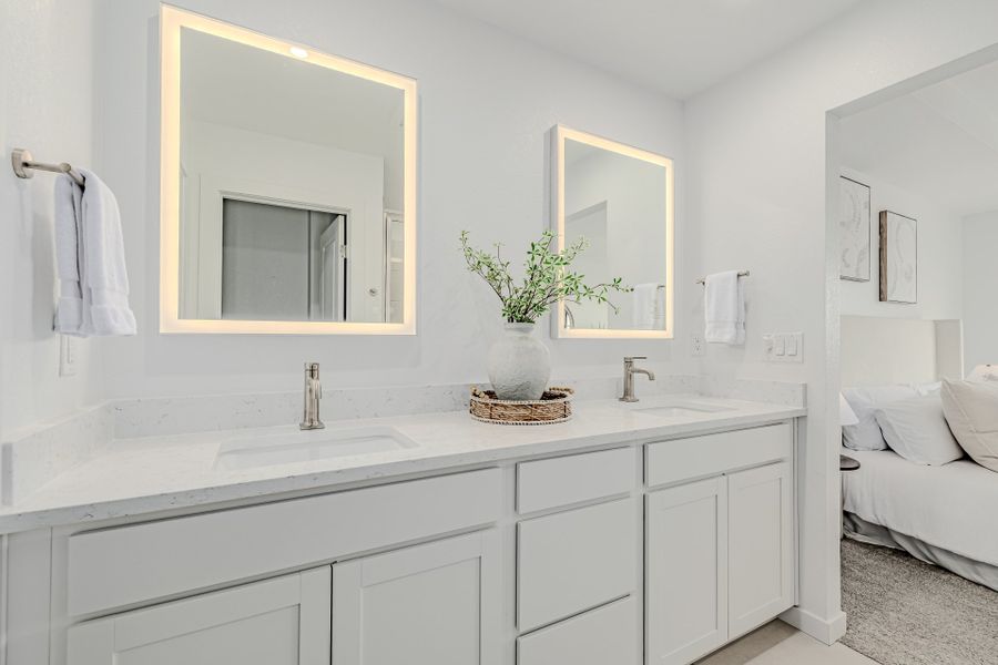 Furnished interior view inside a new home in The Hub at Virginia Village, Denver (Image 18).