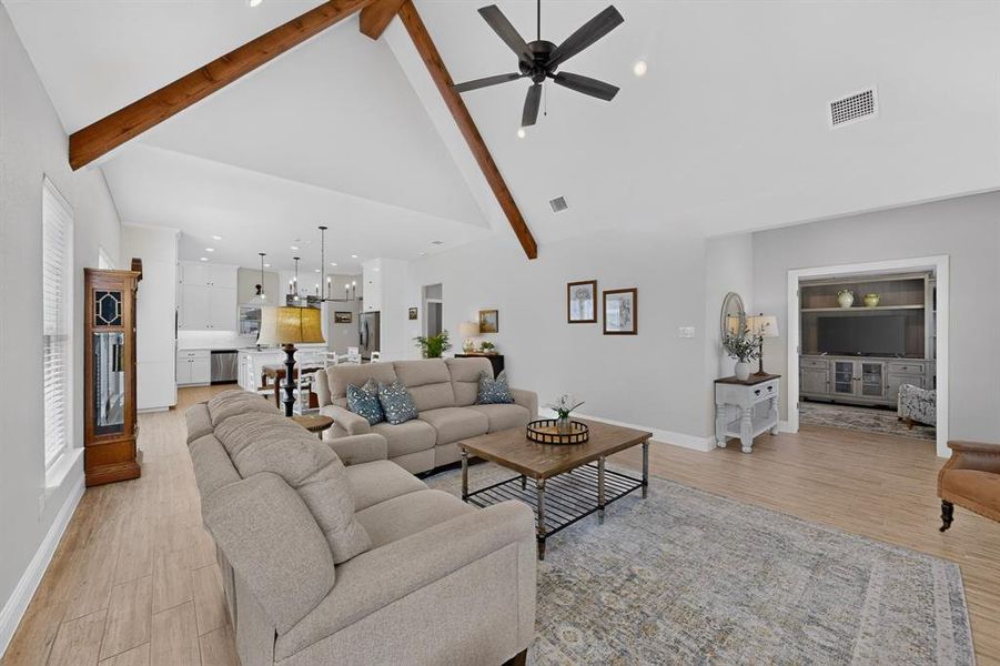 Furnished interior view inside a new home in , Burleson (Image 7).