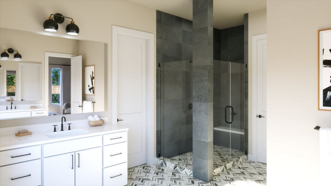 Representative furnished interior of a home built from the 5054 by Risewell Homes in Freedom at Anthem, Kyle (Image 11).