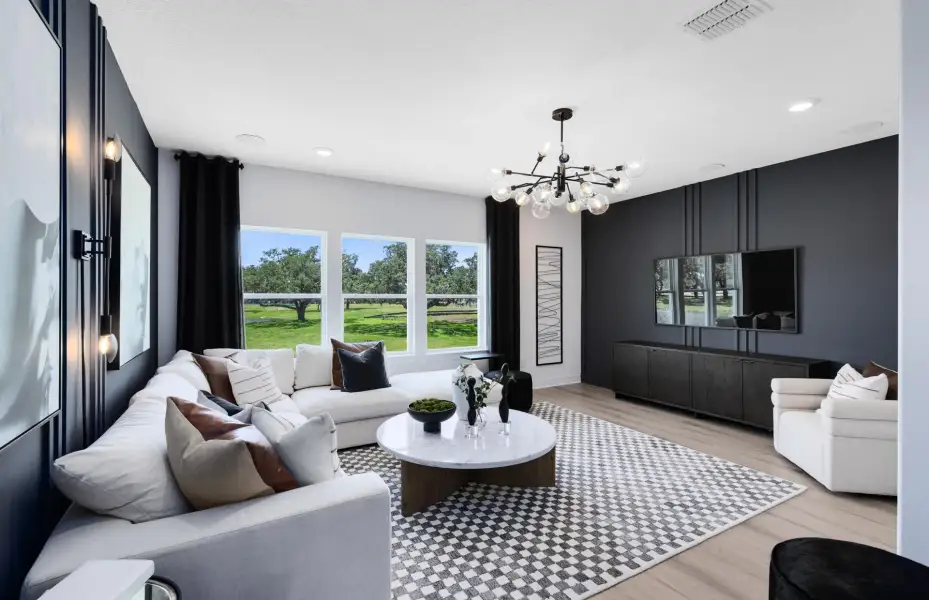 Representative furnished interior of a home built from the Scarlett by Pulte Homes in Waypointe, Port Orange (Image 8).