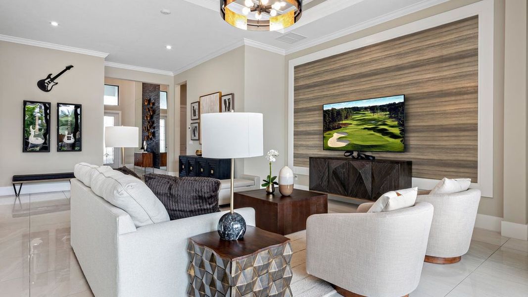 Nataile Model Home | Great Room | Photo from sister community
