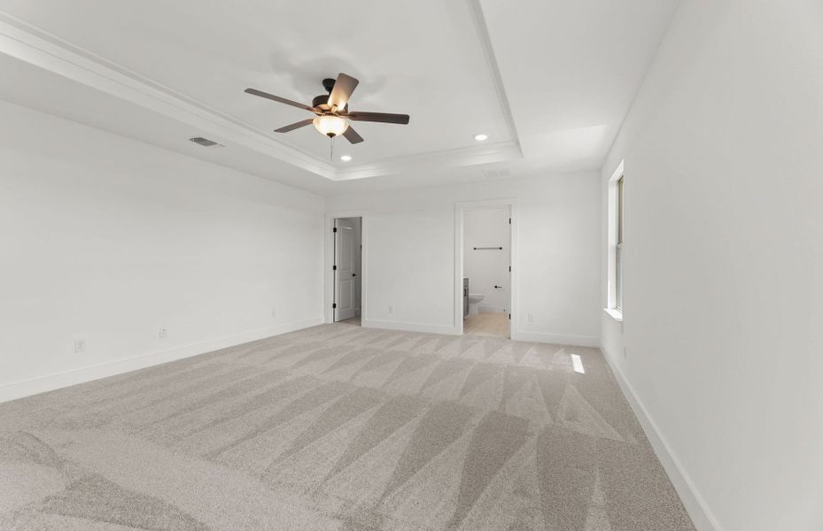 Spacious, unfurnished interior of a new home in Saddleback at Santa Rita Ranch, Liberty Hill (Image 30). Spacious, unfurnished interior of a new home in Saddleback at Santa Rita Ranch, Liberty Hill (Image 30).