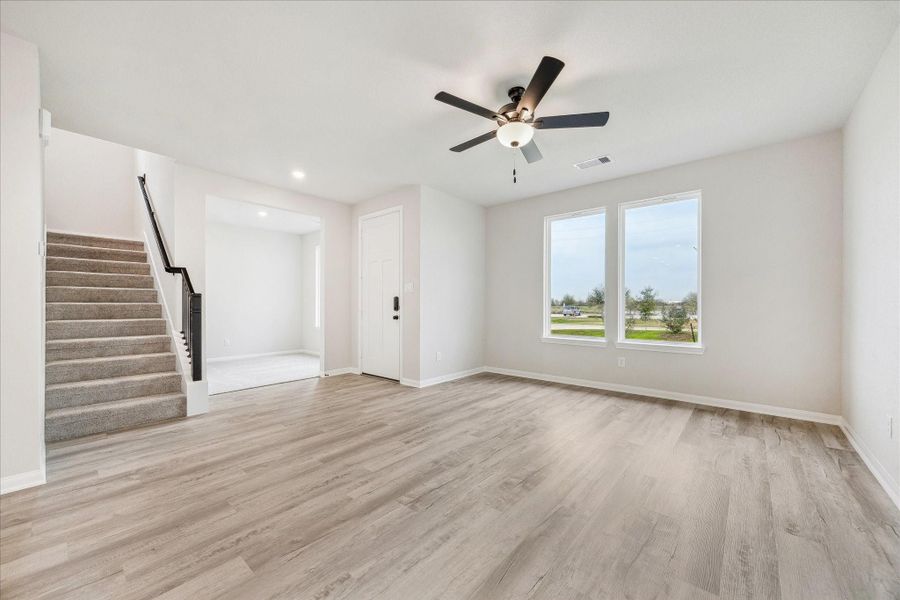Spacious, unfurnished interior of a new home in Elyson, Katy (Image 16). Spacious, unfurnished interior of a new home in Elyson, Katy (Image 16).
