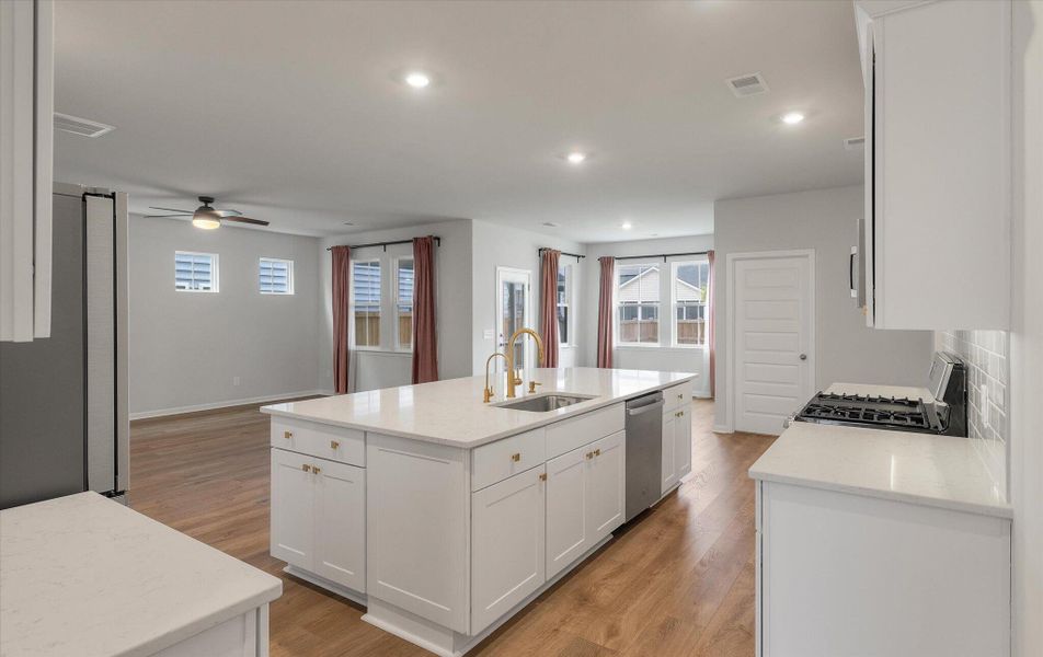 Furnished interior view inside a new home in Sweetgrass at Summers Corner, Summerville (Image 14).