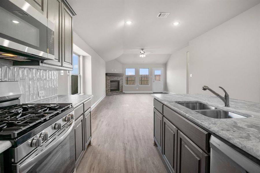 Furnished interior view inside a new home in Fox Landing, Caddo Mills (Image 14).