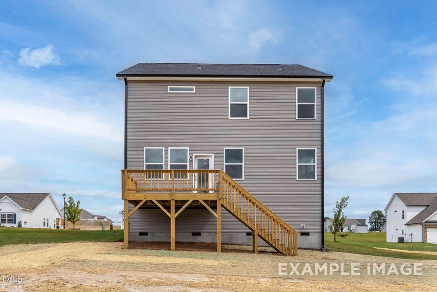 Front exterior of a new home in Gregory Village, Lillington, NC, highlighting curb appeal (Image 39).