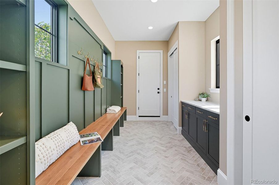 Furnished interior view inside a new home in , Denver (Image 30).