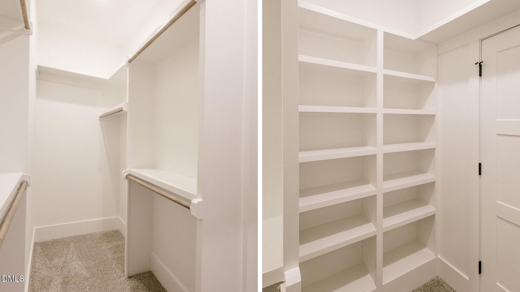 Primary closet Primary closet