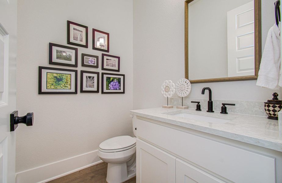 Furnished interior view inside a new home in , Manvel (Image 25).