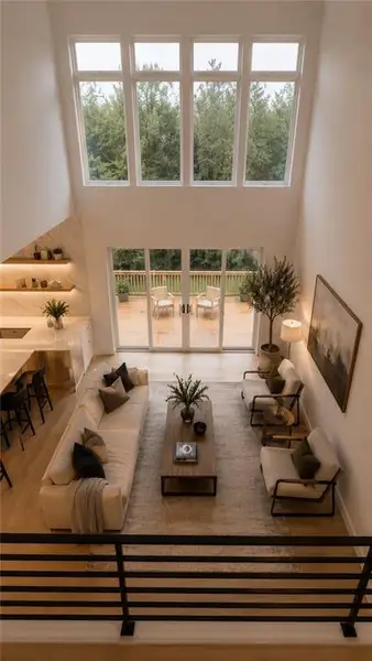 Furnished interior view inside a new home in , Atlanta (Image 3).