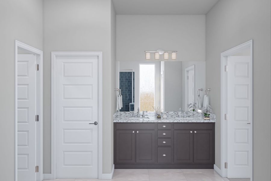 Furnished interior view inside a new home in Lagos Reserve, Manor (Image 16). Furnished interior view inside a new home in Lagos Reserve, Manor (Image 16).