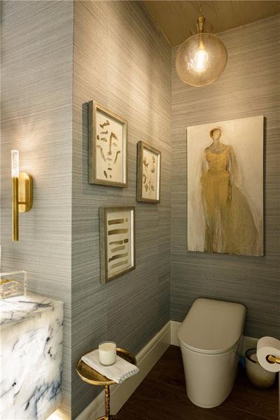 Furnished interior view inside a new home in , Atlanta (Image 15).