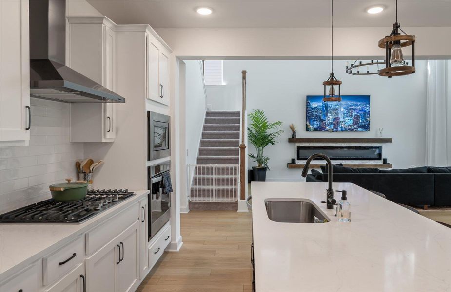 Furnished interior view inside a new home in , Charleston (Image 38).