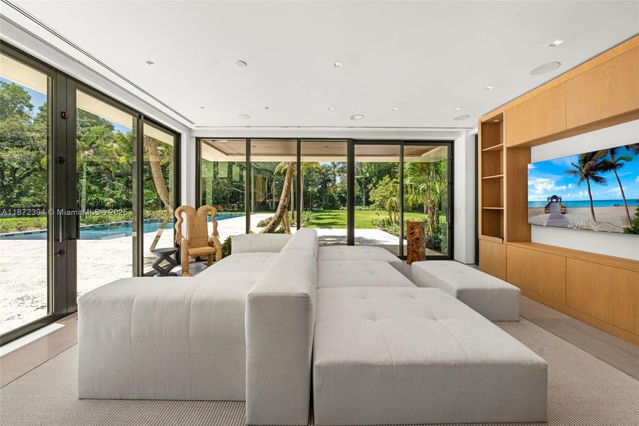 Furnished interior view inside a new home in , Coral Gables (Image 6).