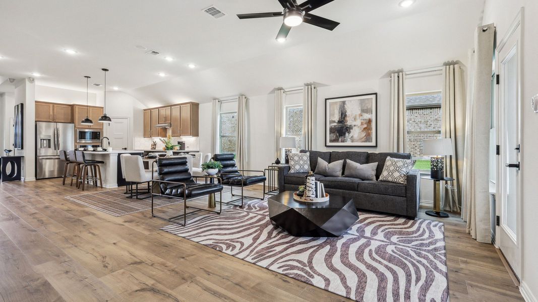 Representative furnished interior of a home built from the Oleander by Brightland Homes in Churchill, Anna (Image 5).