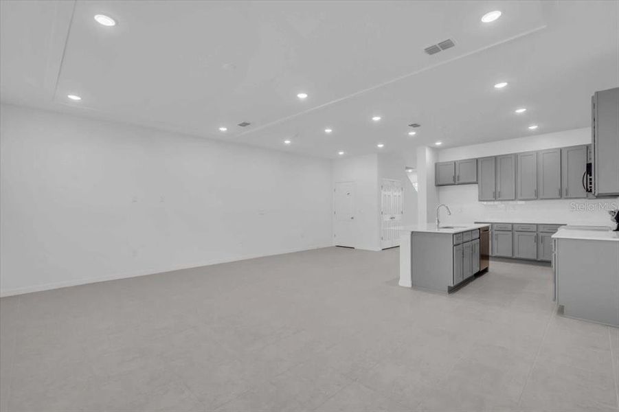 Furnished interior view inside a new home in The Residences at Emerson Park, Apopka (Image 3). Furnished interior view inside a new home in The Residences at Emerson Park, Apopka (Image 3).