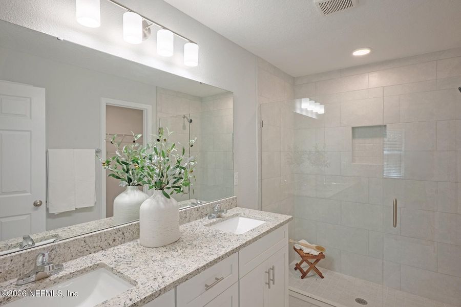 Furnished interior view inside a new home in , Jacksonville (Image 27).