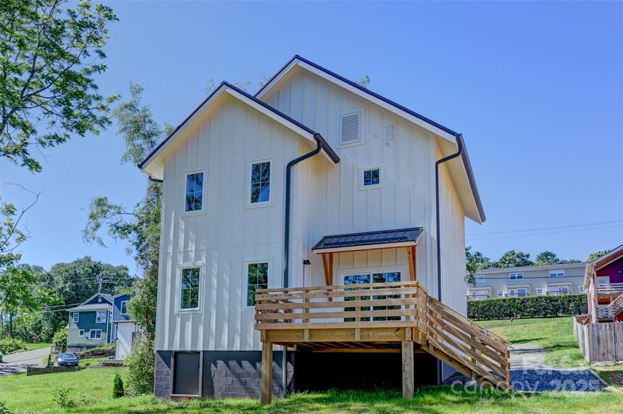 Front exterior of a new home in , Asheville, NC, highlighting curb appeal (Image 12).