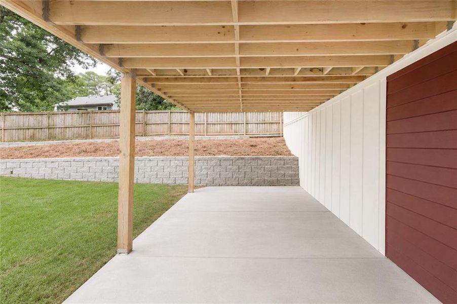 Exterior details and patio area of a home in , Atlanta (Image 35). Exterior details and patio area of a home in , Atlanta (Image 35).