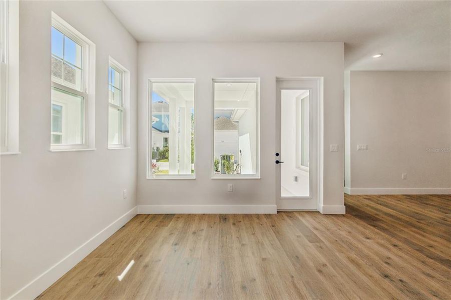 Spacious, unfurnished interior of a new home in Emerald Landing at Waterside at Lakewood Ranch – Cottage Series, Sarasota (Image 26).