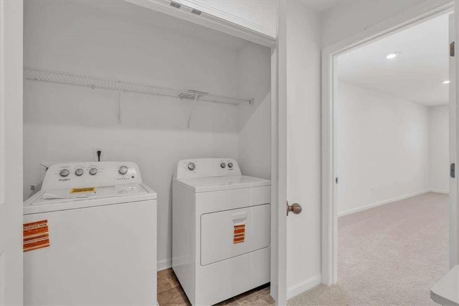 Furnished interior view inside a new home in The View at Groover's Lake, Lithia Springs (Image 6).
