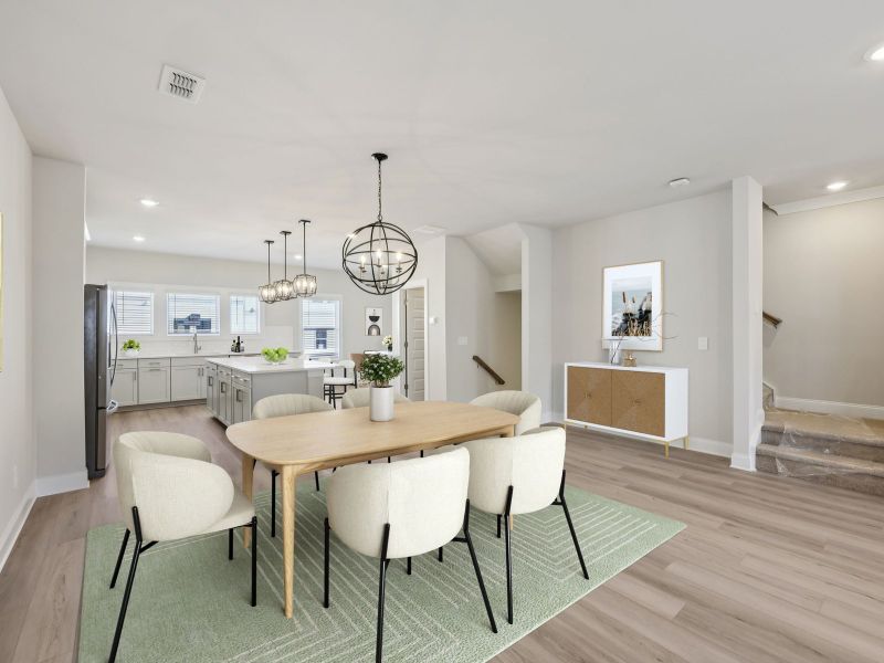 Furnished interior view inside a new home in Martin Springs - Highland Series, Lawrenceville (Image 4).