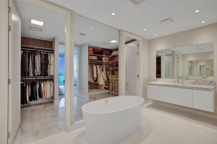 Furnished interior view inside a new home in Missoni Baia, Miami (Image 8). Furnished interior view inside a new home in Missoni Baia, Miami (Image 8).