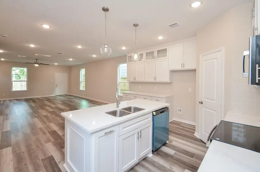 Furnished interior view inside a new home in , Houston (Image 8). Furnished interior view inside a new home in , Houston (Image 8).