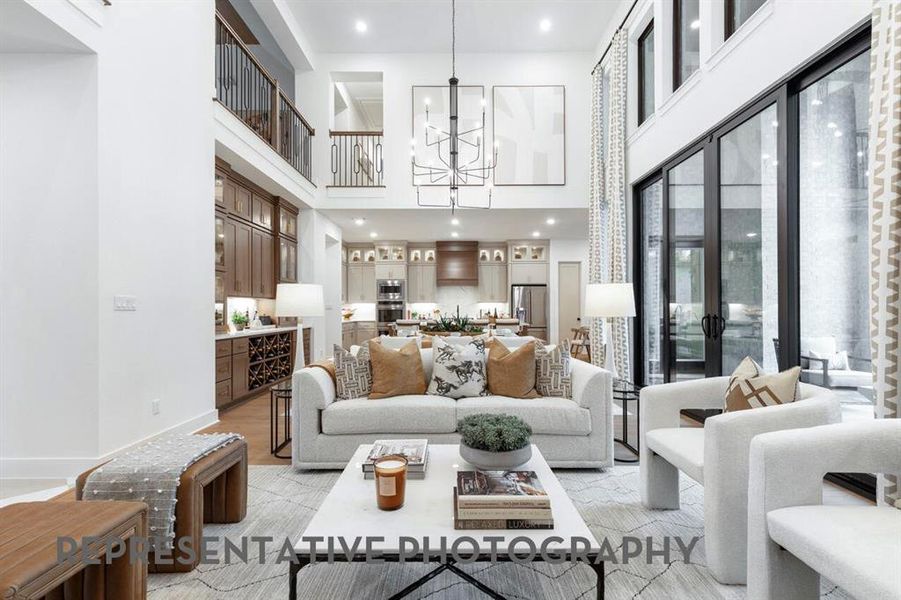Furnished interior view inside a new home in Sandbrock Ranch, Aubrey (Image 13).