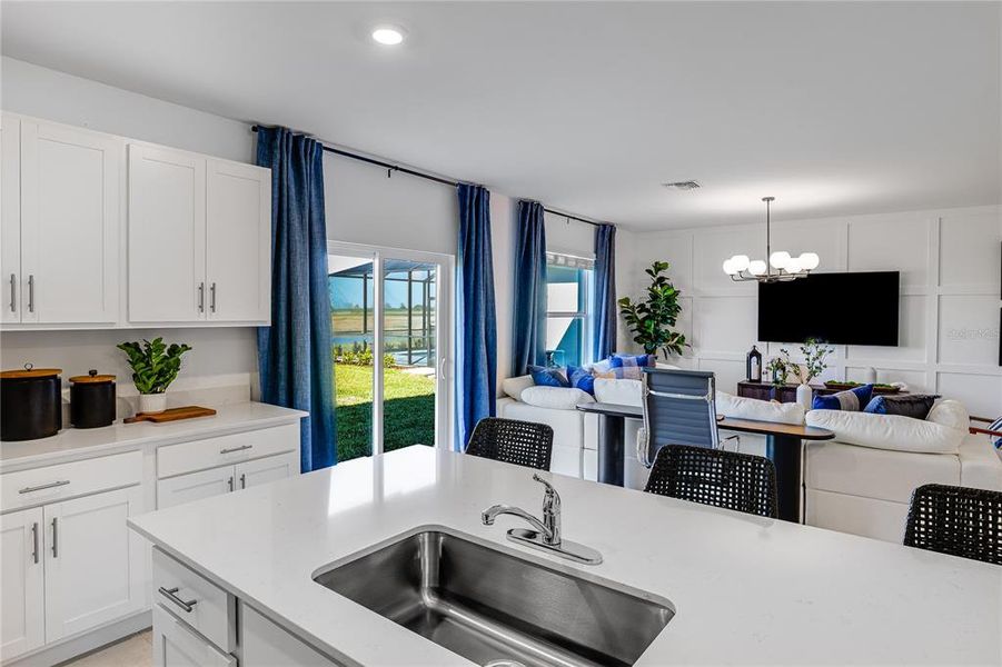 Furnished interior view inside a new home in Rye Ranch, Parrish (Image 24).