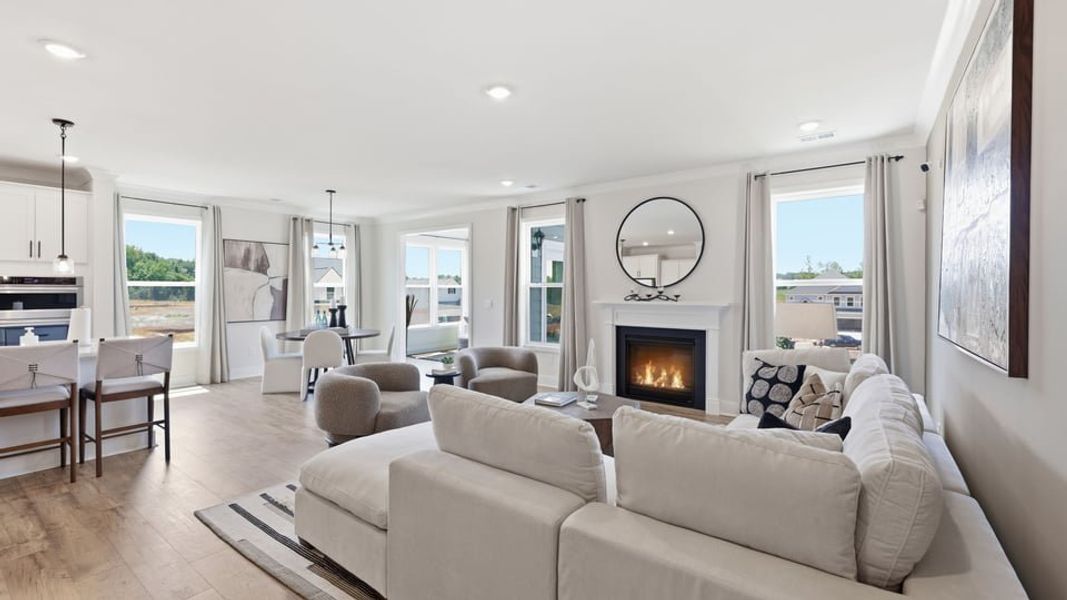 Furnished interior view inside a new home in Adams Glen, Greenville (Image 19).