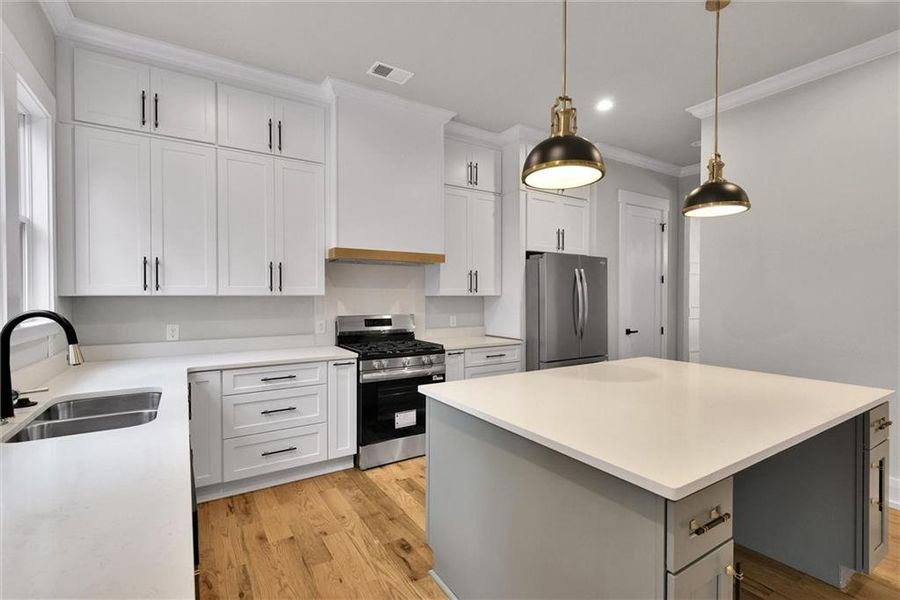 Furnished interior view inside a new home in , Atlanta (Image 6).