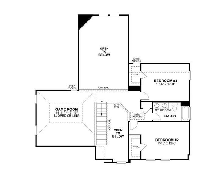 2D floor plan layout of this home in Lone Star Landing, Montgomery, TX (Image 4). 2D floor plan layout of this home in Lone Star Landing, Montgomery, TX (Image 4).