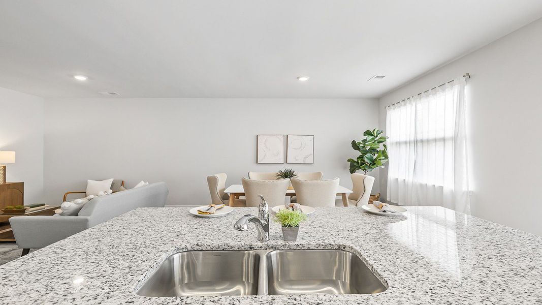 Furnished interior view inside a new home in Carolina Groves Townhomes, Moncks Corner (Image 11).
