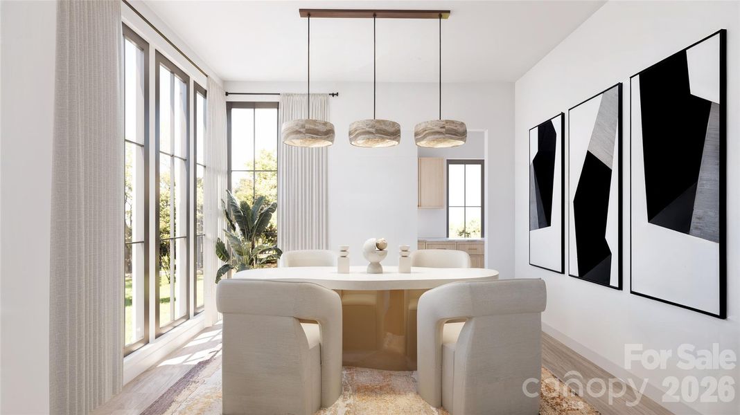 Furnished interior view inside a new home in , Davidson (Image 6).