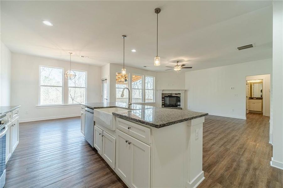 Furnished interior view inside a new home in Alcovy Estates, Monroe (Image 6).