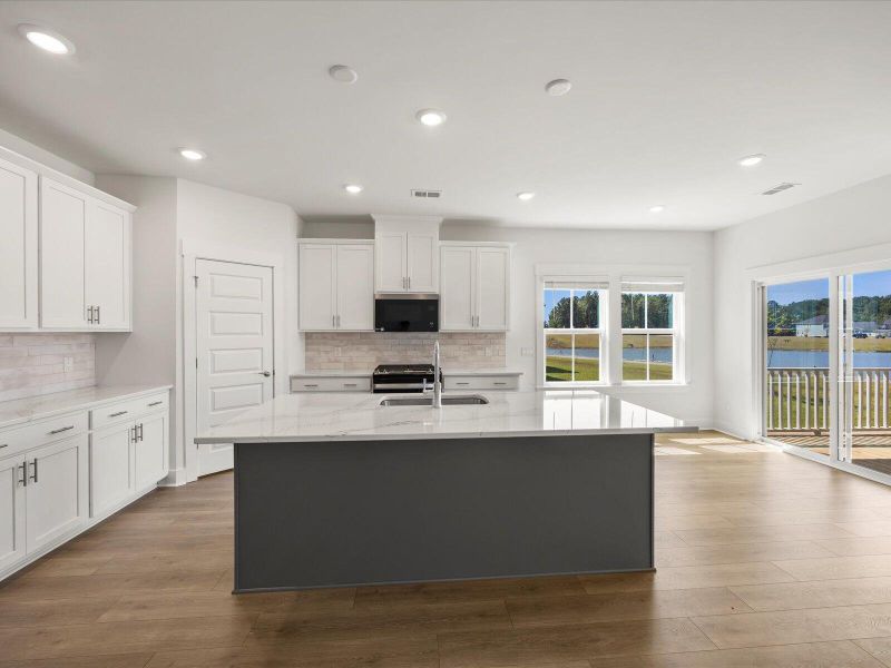 Furnished interior view inside a new home in The Coves at Lakes of Cane Bay, Summerville (Image 15). Furnished interior view inside a new home in The Coves at Lakes of Cane Bay, Summerville (Image 15).