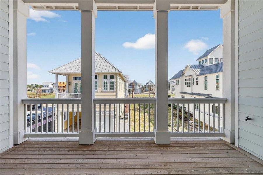 Exterior details and patio area of a home in , Port Aransas (Image 24).