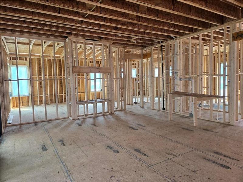 In-progress construction of a new home in Aster, Roswell, GA (Image 47).