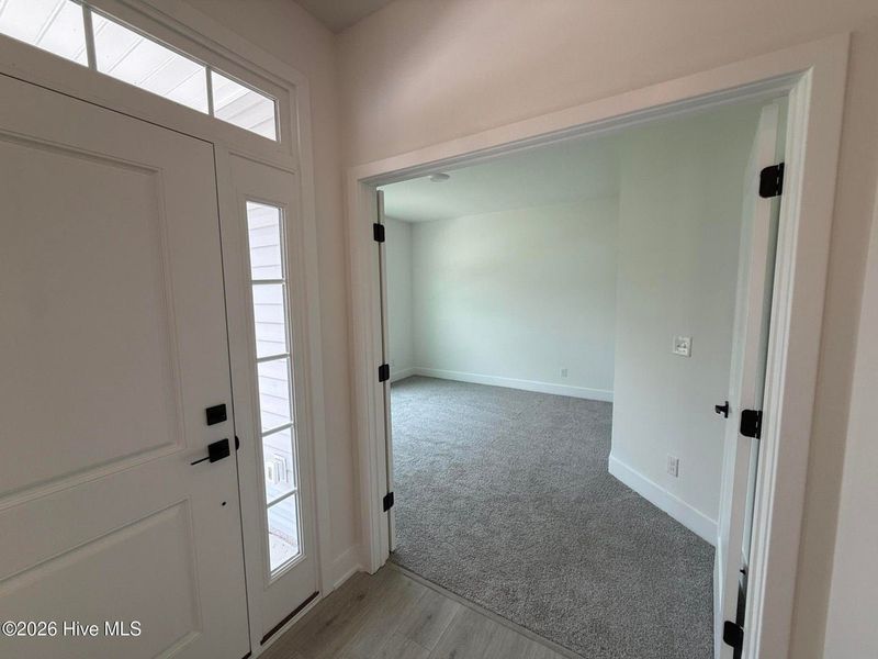 Spacious, unfurnished interior of a new home in Wood Creek Landing, Leland (Image 18). Spacious, unfurnished interior of a new home in Wood Creek Landing, Leland (Image 18).