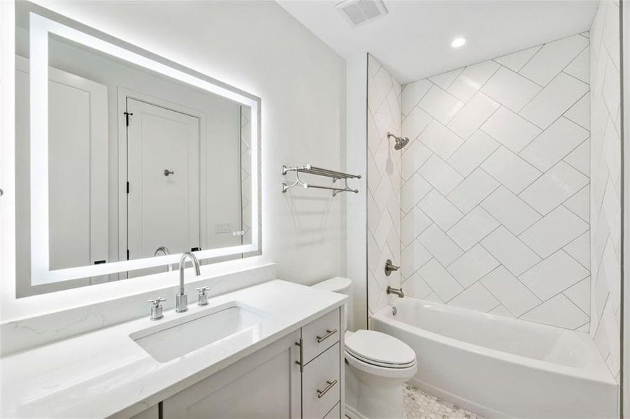 Furnished interior view inside a new home in , Sandy Springs (Image 48). Furnished interior view inside a new home in , Sandy Springs (Image 48).