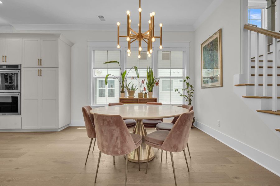 Furnished interior view inside a new home in Overlook at Copahee Sound, Awendaw (Image 15).