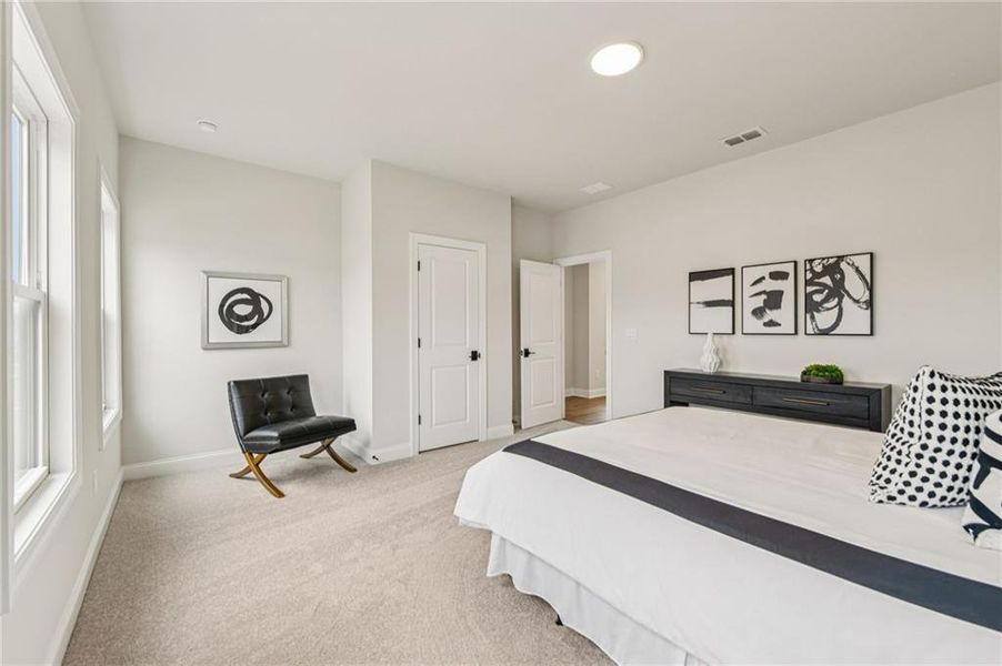 Furnished interior view inside a new home in Promenade at Sawnee Village, Cumming (Image 11).