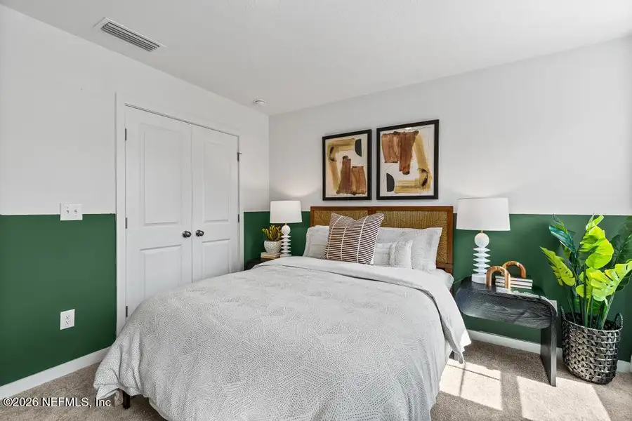 Furnished interior view inside a new home in , Jacksonville (Image 14). Furnished interior view inside a new home in , Jacksonville (Image 14).