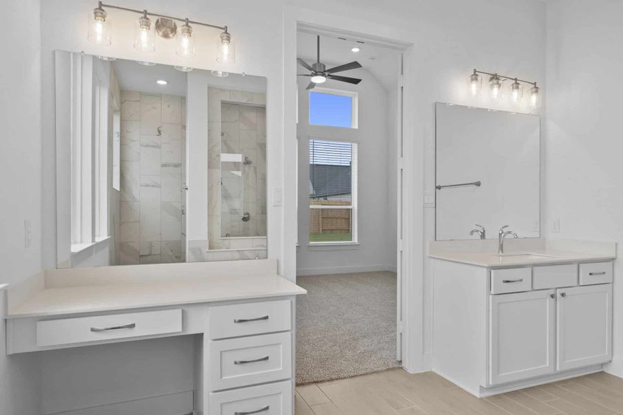 Furnished interior view inside a new home in Attwater 55s, Waller (Image 8).